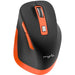 Mouse Wireless MYRIA MY8525, 1600 dpi, negru-portocaliu - WALTI WALTI