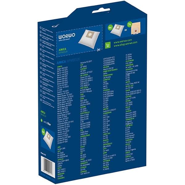 Kit WORWO MPMB02K: 4 saci + 1 filtru absorbant WALTI