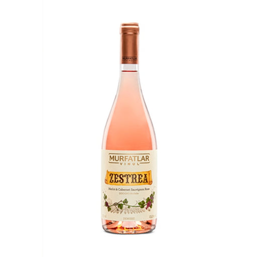 MURFATLAR VINUL ZESTREA Merlot & Cabernet Sauvignon Vin Rose Demisec SGR 0,75 L - WALTI WALTI
