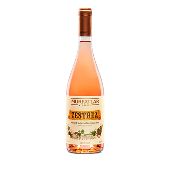 MURFATLAR ZESTREA Merlot si Cabernet Sauvignon Vin Rose Demidulce SGR 0,75 L - WALTI WALTI
