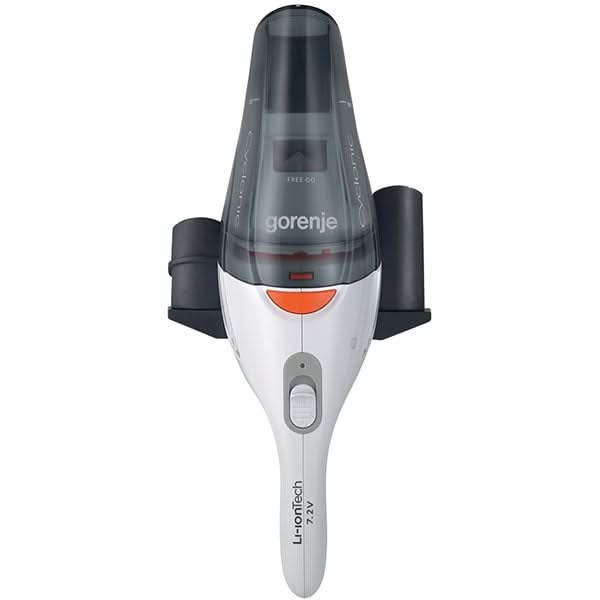 Aspirator de mana GORENJE Free Go MVC72FW, 0.4l, 7.2 V, autonomie max 14 min, alb-gri WALTI