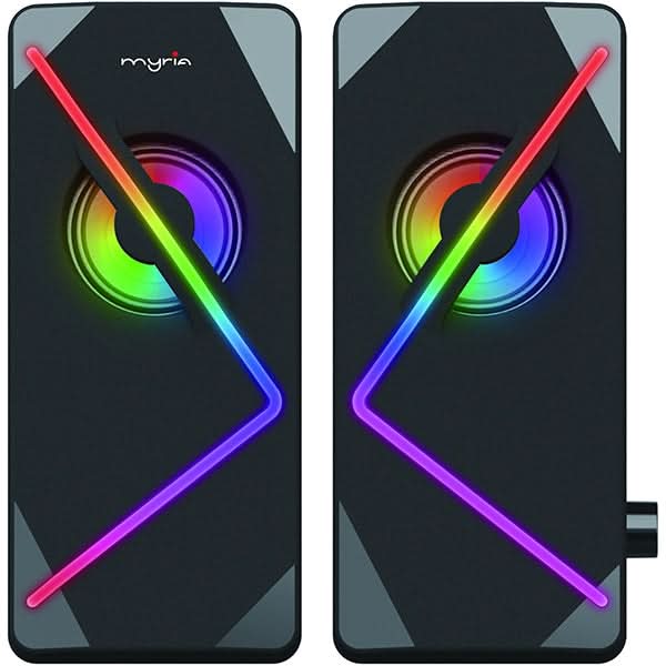 Boxe MYRIA MY8066, RGB, 2.0, 6W, negru WALTI