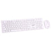 Kit tastatura si mouse Wireless MYRIA MY8520, USB, Layout INT, alb - WALTI WALTI