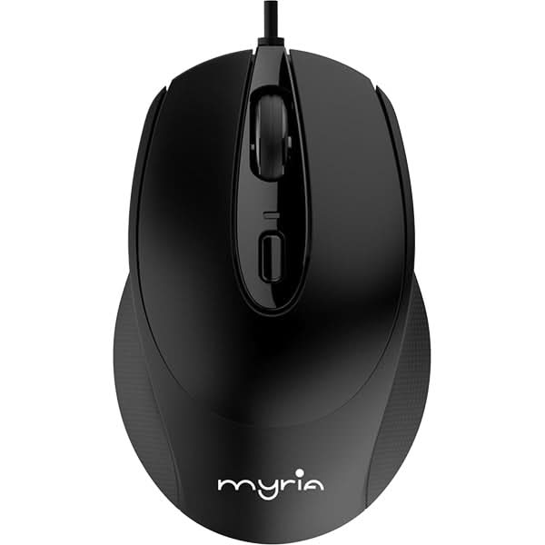 Mouse cu fir MYRIA MY8534, 1200 dpi, negru WALTI