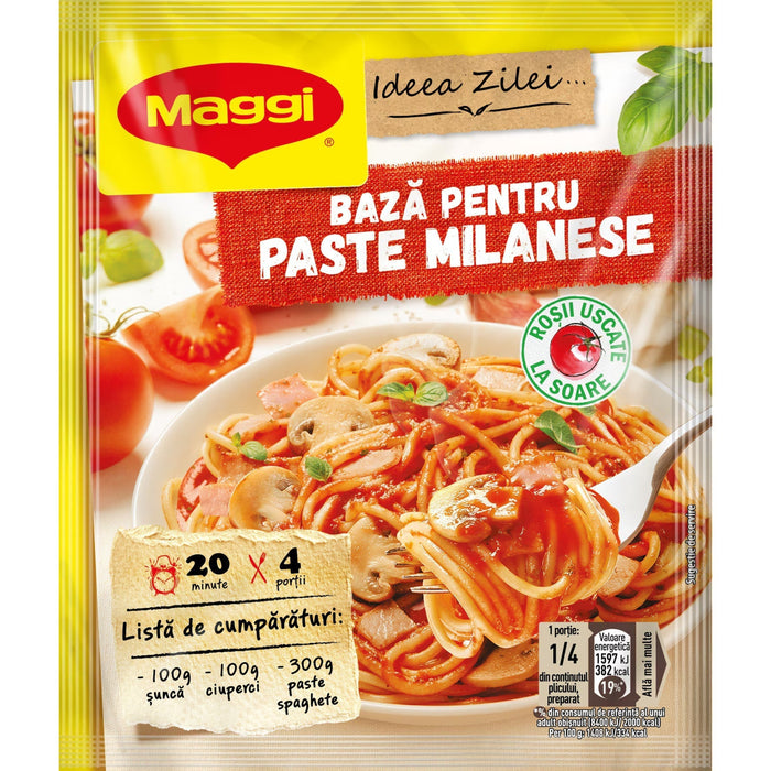 Maggi Ideea Zilei Paste Milanese 45 g - WALTI WALTI
