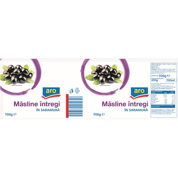 Masline Negre 700 g - WALTI WALTI