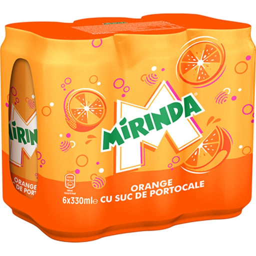 MiRiNDA Bautura Carbogazoasa Portocale SGR 0,33 L - WALTI WALTI