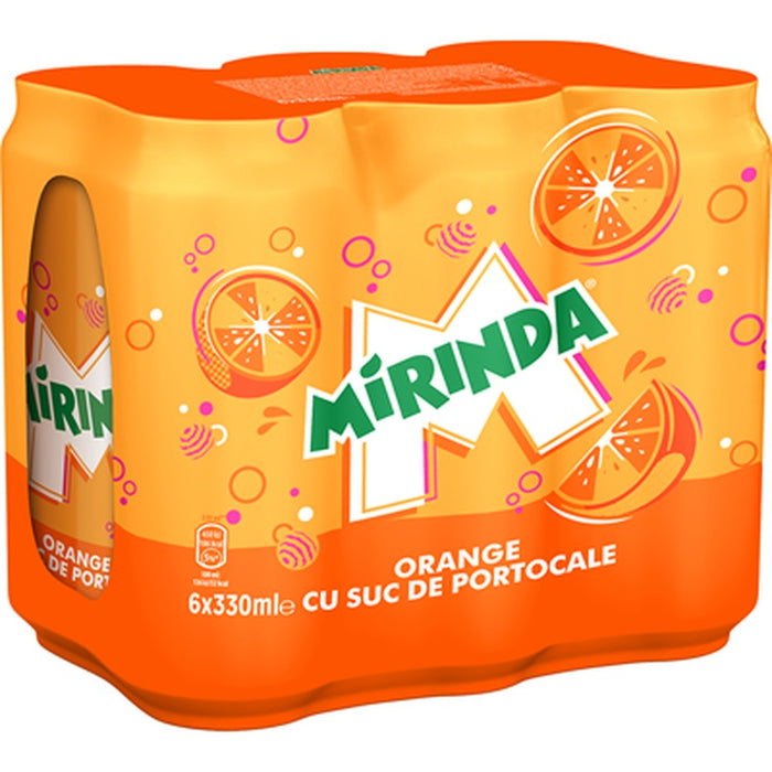 MiRiNDA Bautura Carbogazoasa Portocale SGR 0,33 L - WALTI WALTI