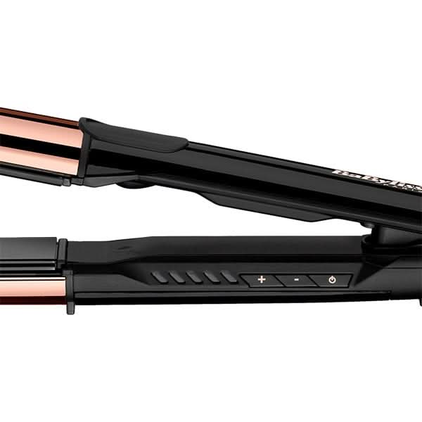 Placa de indreptat parul BABYLISS Straight&Curl brilliance ST482E, 235 grade, negru WALTI