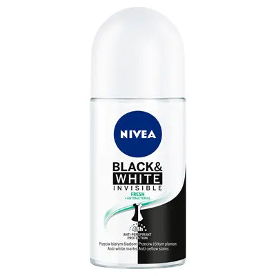 NIVEA Deodorant Roll-On Black & White Fresh 50 ml - WALTI WALTI
