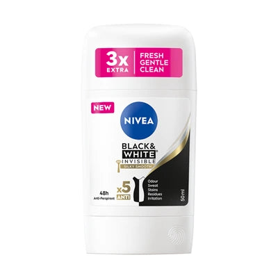 NIVEA Deodorant Stick Feminin Alb & Negru Neted 50 ml - WALTI WALTI