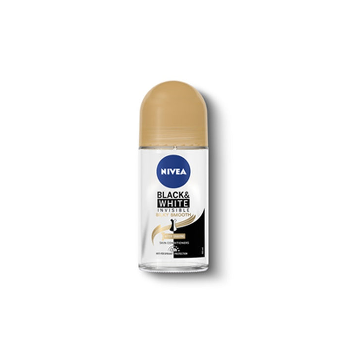 NIVEA Deodorant Roll-On Women Black & White Silky Smooth 50 ml - WALTI WALTI