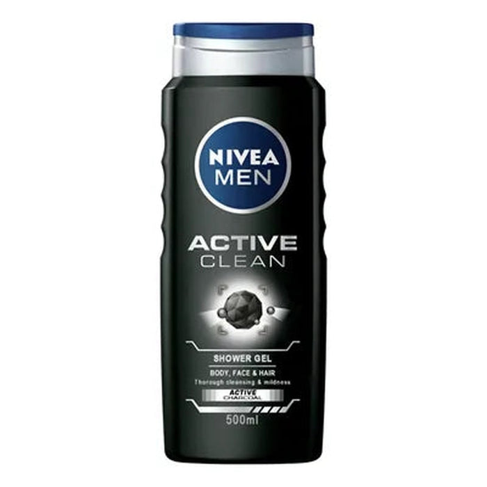NIVEA Men Active Clean Gel Dus 500 ml - WALTI WALTI