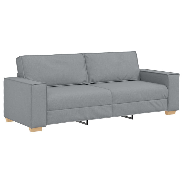 Set canapea, 3 piese, perne gri deschis, textil - WALTI WALTI