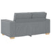 Set canapea, 3 piese, perne gri deschis, textil - WALTI WALTI