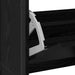 Cabinet pentru pantofi cu 4 sertare flip Black Oak 100x34x112 cm - WALTI WALTI