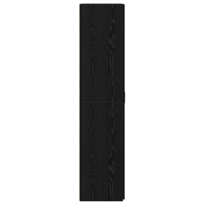 Bufet Negru 70x42.5x185 cm Lemn Prelucrat - WALTI WALTI