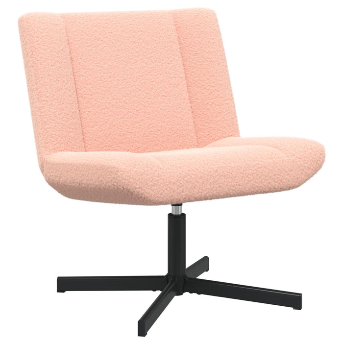 Scaun Accent Roz Baby Poliester, Oțel Standard Rotativ - WALTI WALTI