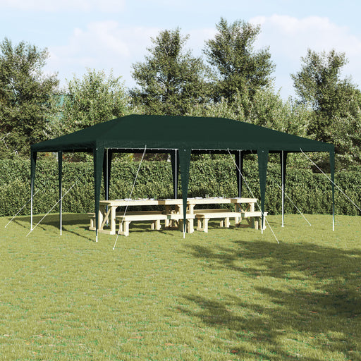 Cort de petrecere Verde 6x4 m PE - WALTI WALTI