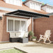 Marchiză retractabilă automată vidaXL neagră 350x250 cm, Țesătură de schimb pentru marchiză vidaXL pentru cadru de 3.5x2.5 m negru - WALTI WALTI