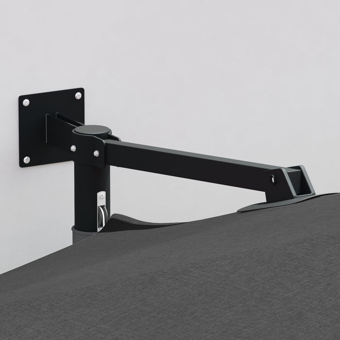 Umbrelă de Terasă Antracit Oțel vopsit electrostatic, Poliester - WALTI WALTI