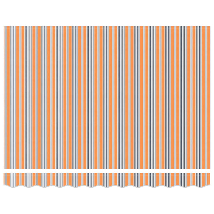 Marchiză manuală retractabilă cu dungi multicolore LED 300x250 cm - WALTI WALTI