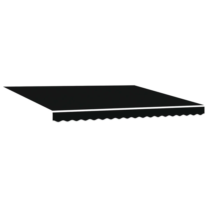 Marchiză retractabilă automată cu LED neagră 400x300 cm, vidaXL Material de înlocuire pentru marchiză 4x3 m neagră - WALTI WALTI