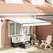 Marchiză manuală retractabilă cu LED alb 350x250 cm, vidaXL Material de înlocuire pentru marchiză 3.5x2.5 m alb - WALTI WALTI