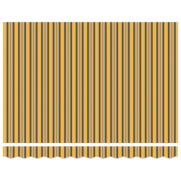 Marchiză automată retractabilă cu dungi colorate, 350x250 cm - WALTI WALTI