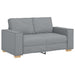 Set canapea, 3 piese, perne gri deschis, textil - WALTI WALTI