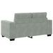 Set canapea, 3 piese, perne gri deschis, catifea - WALTI WALTI