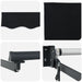 Marchiza retractabilă automată vidaXL Neagră 350x250 cm, Material de înlocuire pentru marchiză vidaXL pentru cadrul de 3.5x2.5 m Negru - WALTI WALTI