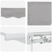 Marchiza manuală retractabilă vidaXL gri deschis 400x300 cm, Material de înlocuire pentru marchiza vidaXL pentru cadru de 4x3 m gri deschis - WALTI WALTI