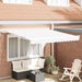 Marchiză retractabilă automată albă 300x250 cm, vidaXL Material de înlocuire pentru marchiză de 3x2.5 m Alb - WALTI WALTI