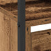 Cabinet pantofi cu 4 sertare pliante Lemn vechi 100x34x112 cm - WALTI WALTI