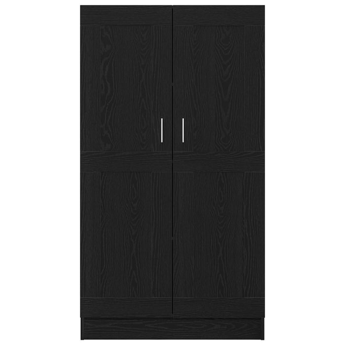Set de biblioteci vidaXL 2 buc Negru Stejar 165x30,5x150 cm Lemn prelucrat - WALTI WALTI