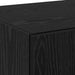 Bufet Negru 70x42.5x185 cm Lemn Prelucrat - WALTI WALTI