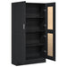 Set de biblioteci vidaXL 2 buc Negru Stejar 165x30,5x150 cm Lemn prelucrat - WALTI WALTI
