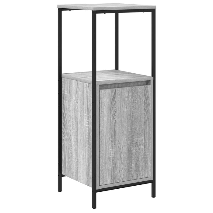 Set mobilier baie, 3 piese, gri sonoma, lemn prelucrat - WALTI WALTI
