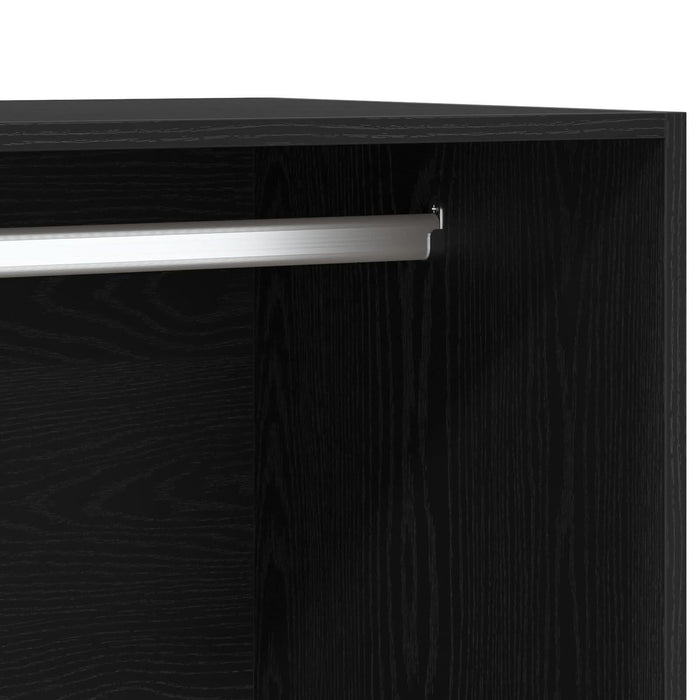 Dulap Negru Stejar 50x50x200 cm din Lemn prelucrat - vidaXL - WALTI WALTI