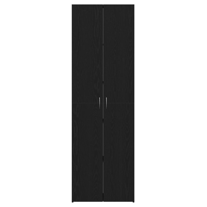 Credență birou vidaXL Negru Stejar 60x32x190 cm Lemn prelucrat - WALTI WALTI
