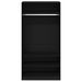 Dulap vidaXL negru, din stejar, 100x50x200 cm, din lemn prelucrat - WALTI WALTI