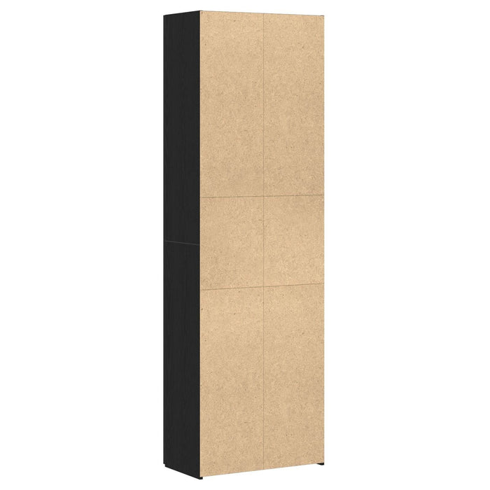 Credență birou vidaXL Negru Stejar 60x32x190 cm Lemn prelucrat - WALTI WALTI