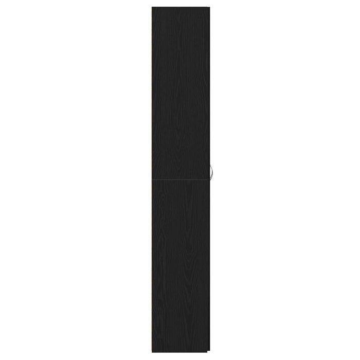 Credență birou vidaXL Negru Stejar 60x32x190 cm Lemn prelucrat - WALTI WALTI