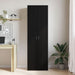Credență birou vidaXL Negru Stejar 60x32x190 cm Lemn prelucrat - WALTI WALTI