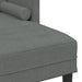 Canapea L-shaped pentru 3 persoane Gri închis 160 cm Fabricat - WALTI WALTI