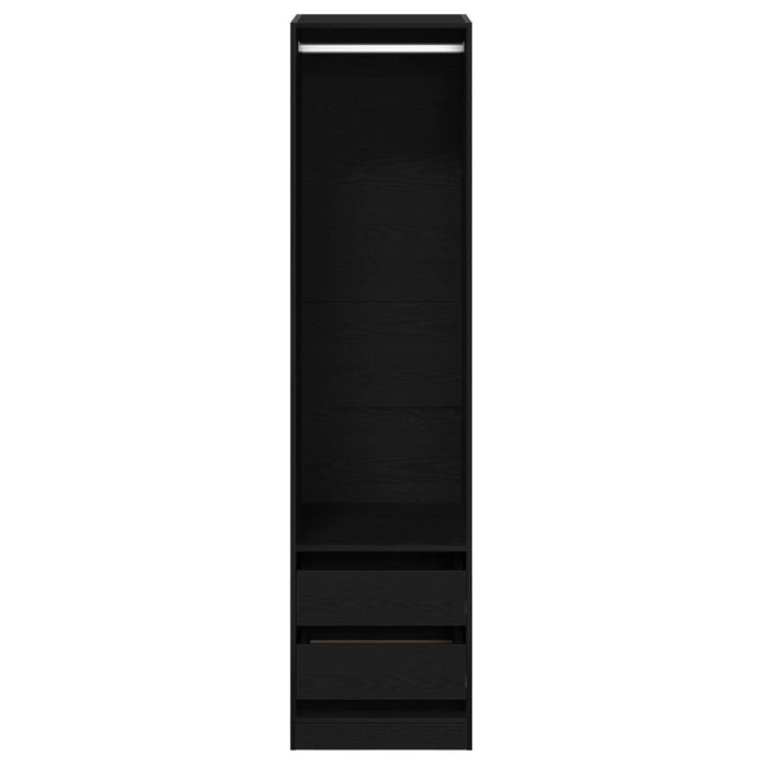 Dulap Negru Stejar 50x50x200 cm din Lemn prelucrat - vidaXL - WALTI WALTI
