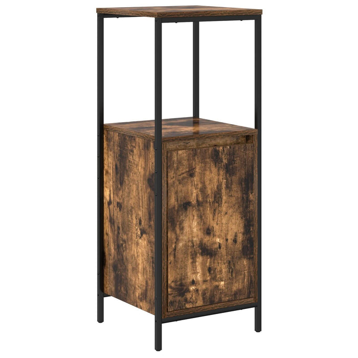 Set de mobilier pentru baie 3 piese din stejar fumuriu - Lemn prelucrat - WALTI WALTI