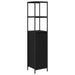 Set de mobilier pentru baie 3 piese - Stejar negru din lemn prelucrat - WALTI WALTI