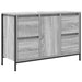Set de mobilier pentru baie 2 piese vidaXL Gri Sonoma din lemn prelucrat - WALTI WALTI